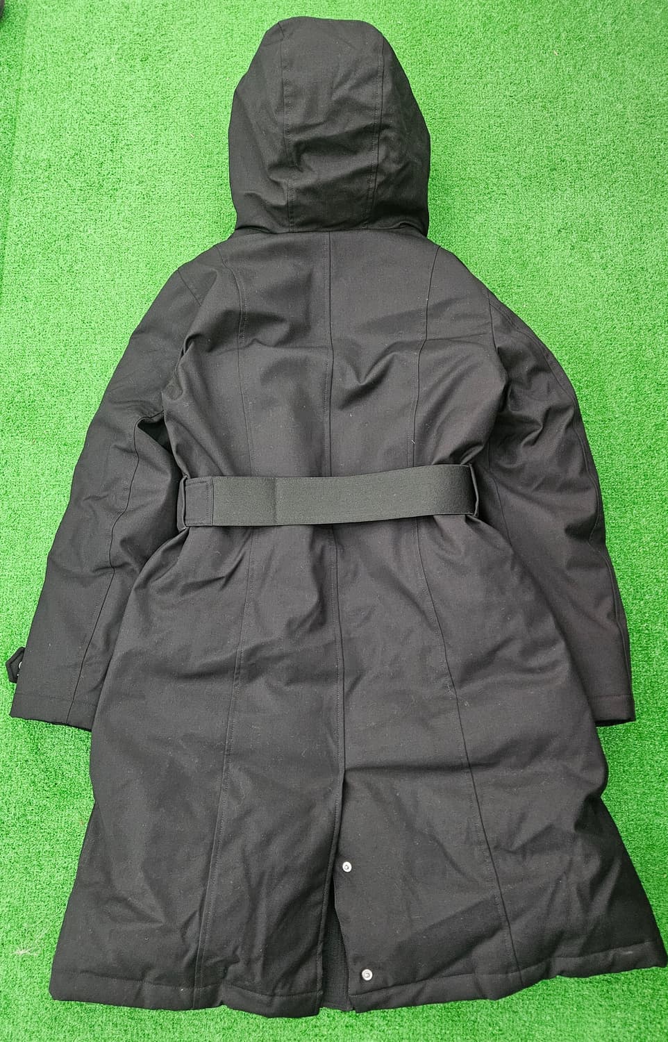 (정품) 두노 (DUNO) 블랙 벨티드 겨울덕다운롱패딩 코트 상품이미지2