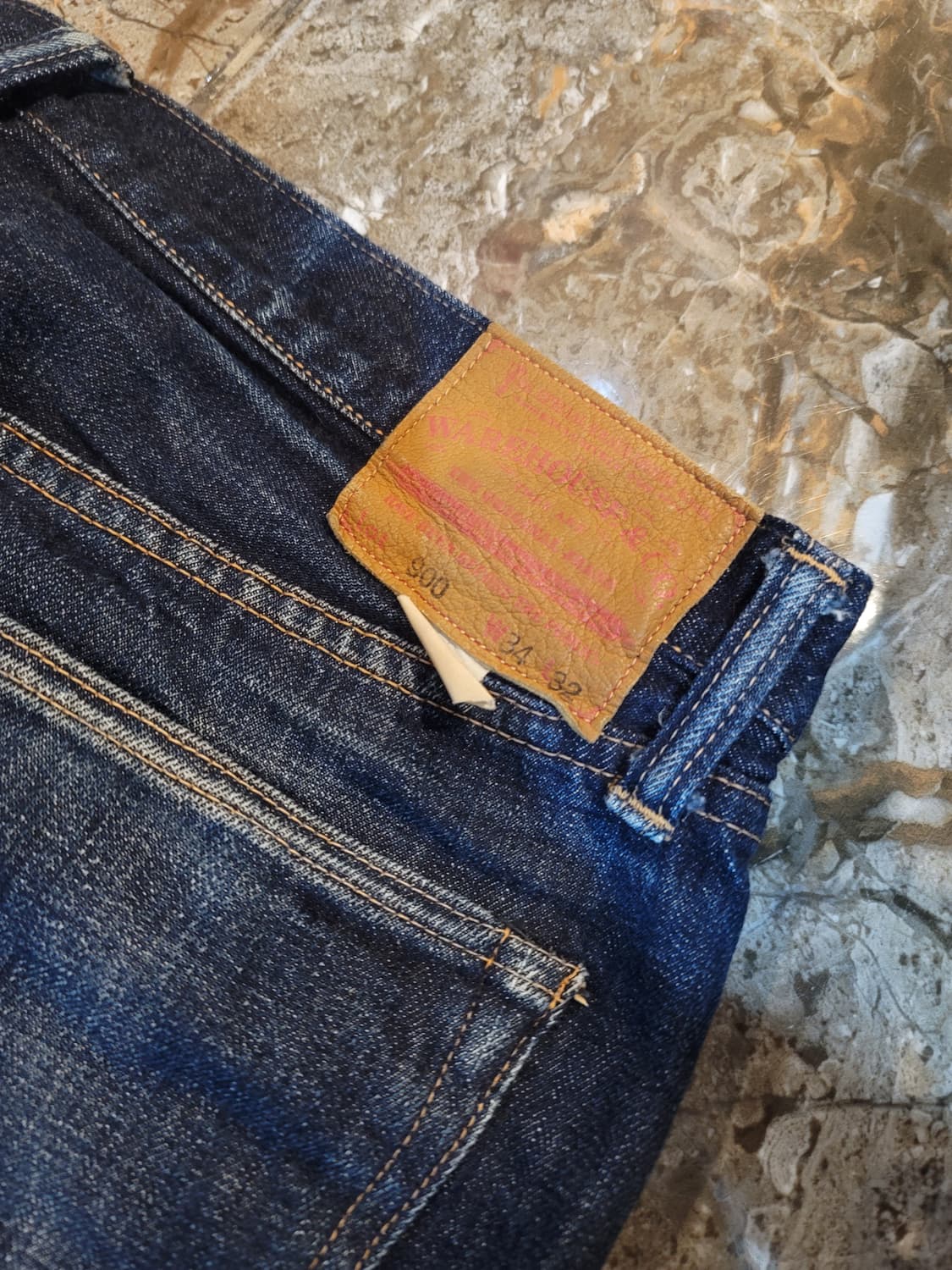 웨어하우스 셀비지 데님팬츠  상품이미지3