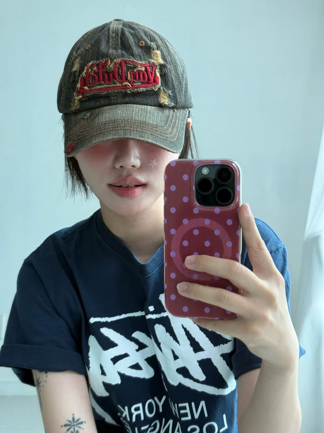 본더치 데님 데미지 캡 상품이미지1