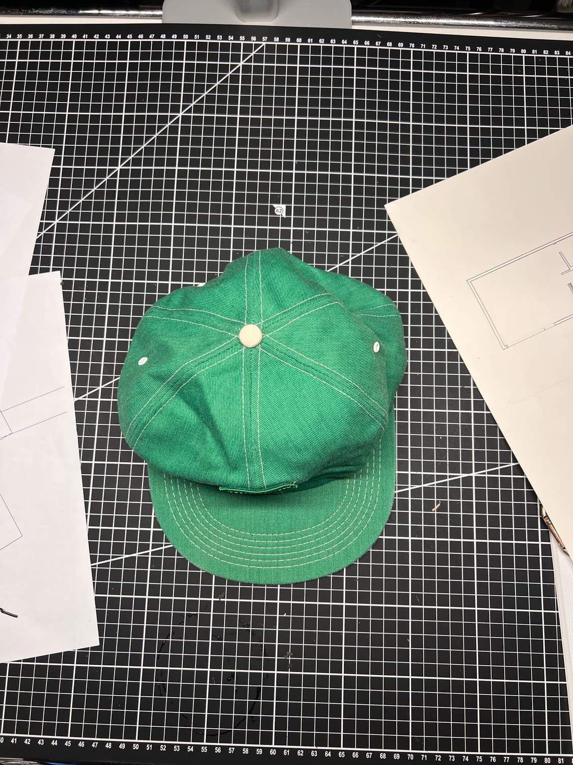 USA 빈티지모자 그린 6패널 vintage cap 상품이미지2