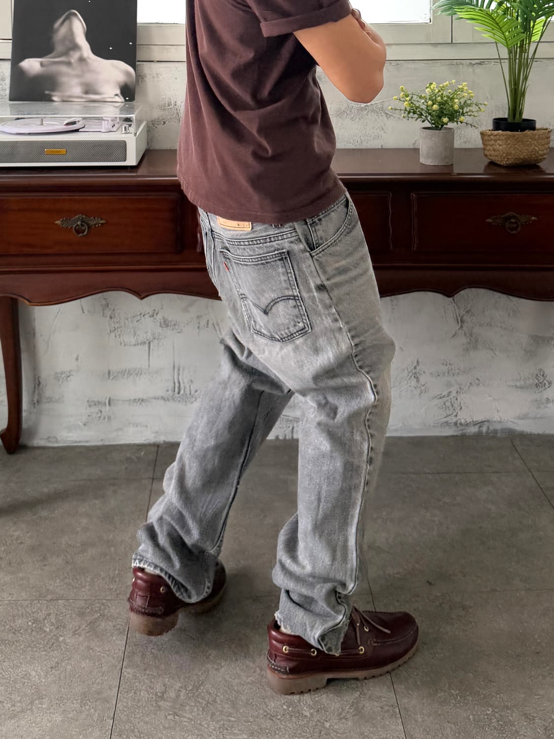 리바이스 752 오렌지탭 흑청 상품이미지3