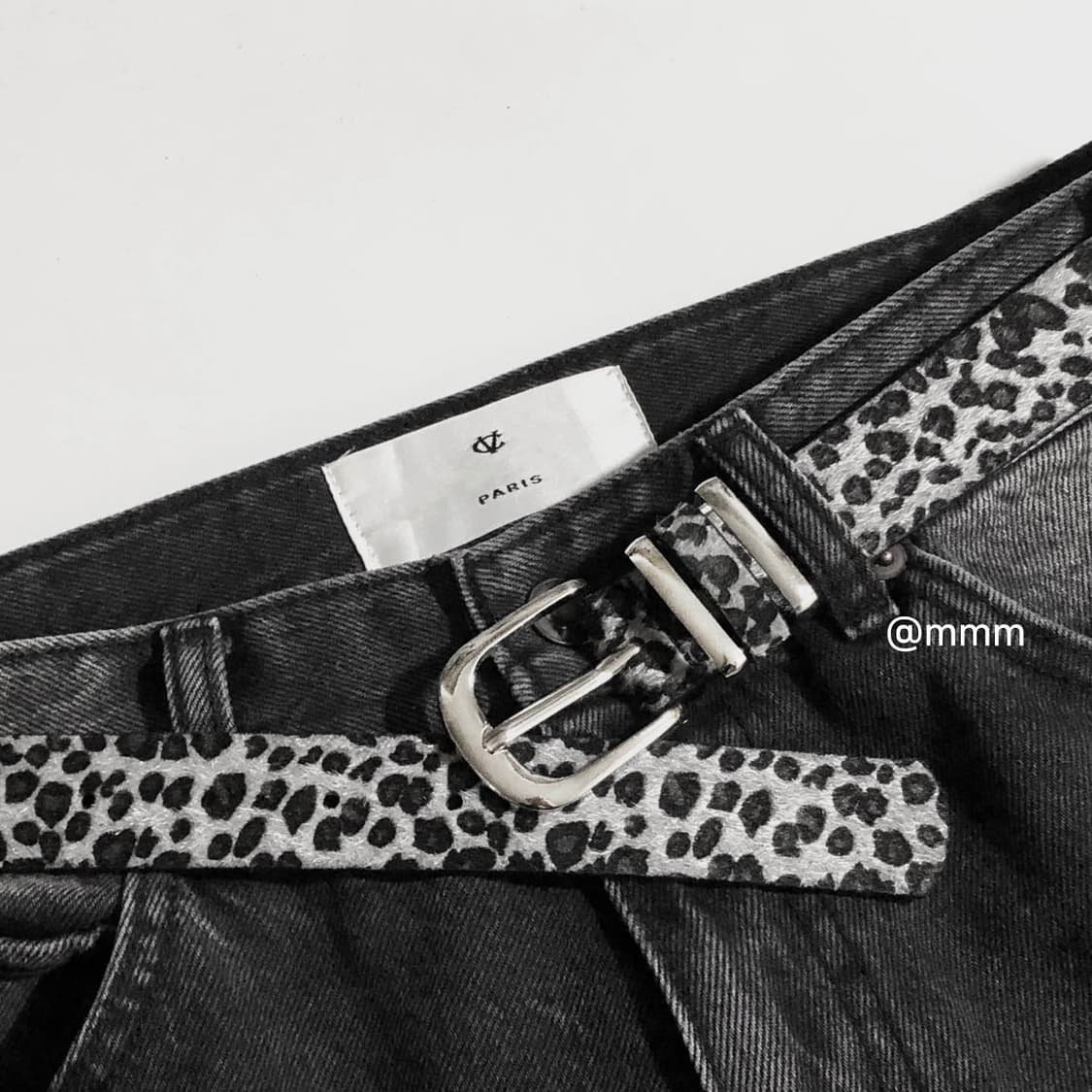 백호 레오파드 호피 송치 벨트🐆 상품이미지2