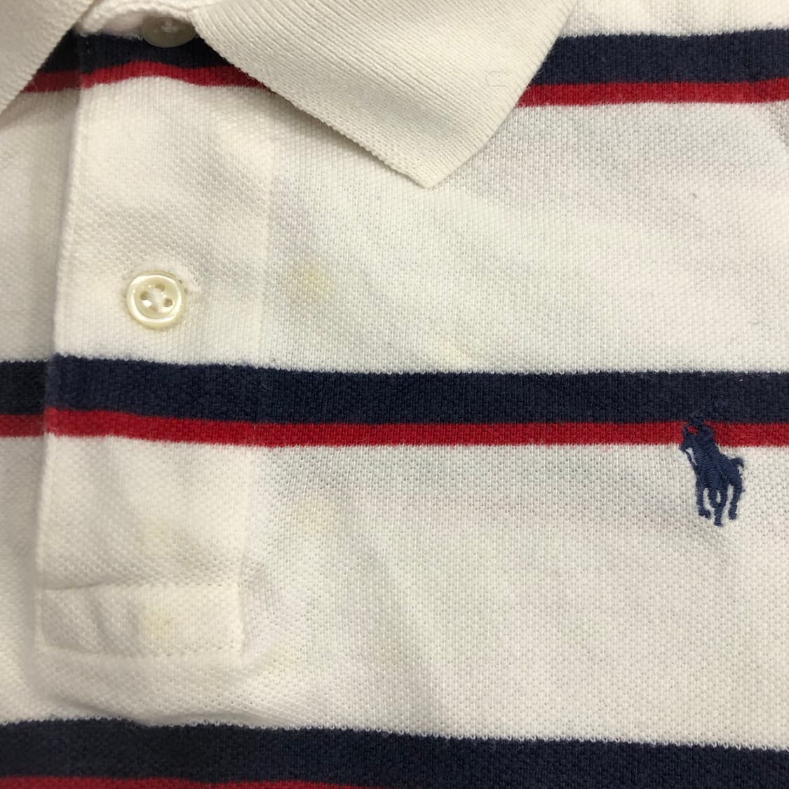 폴로 랄프로렌 걸즈 스트라이프 PK 카라 반팔 티셔츠 상품이미지3