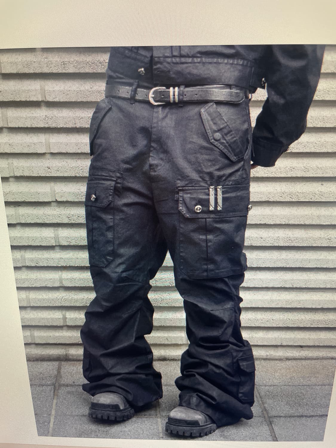 [2,3] 포그서비스 코팅 밀리터리 셋업 (자켓,플레어진) 상품이미지3