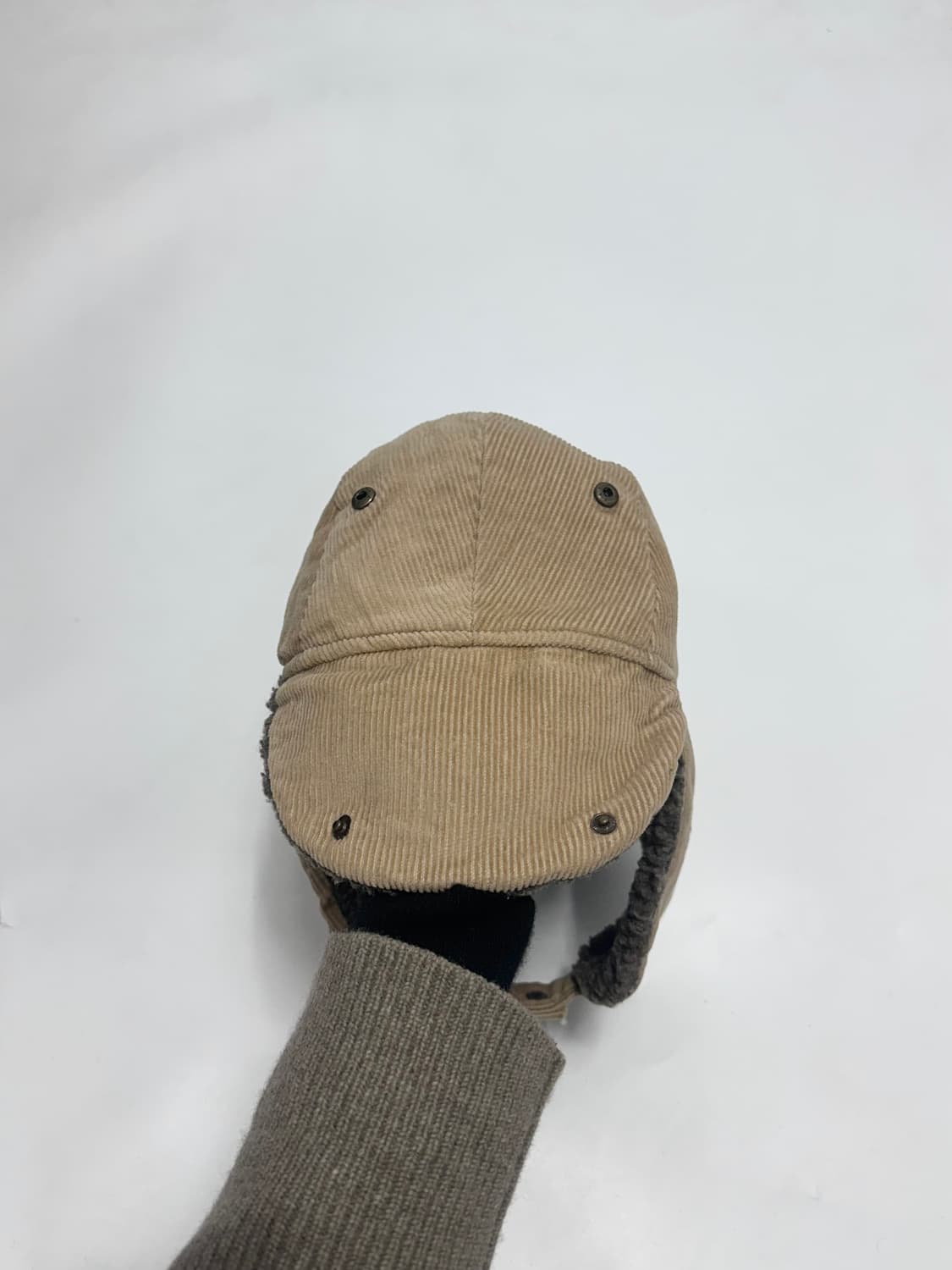 빈티지 코듀로이 트루퍼햇 상품이미지3