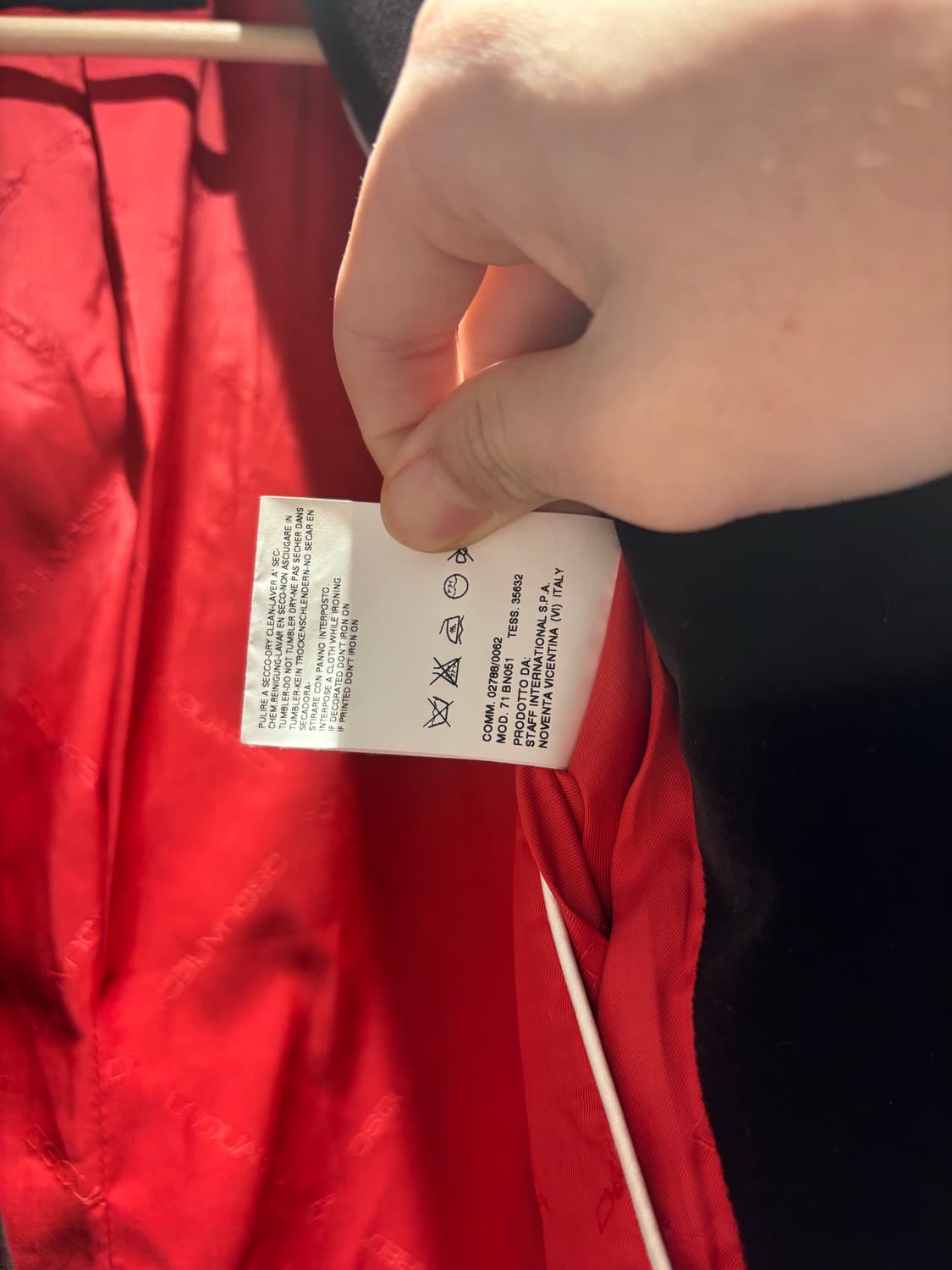 Dsquared2 벨루어 테일러드 재킷 상품이미지6