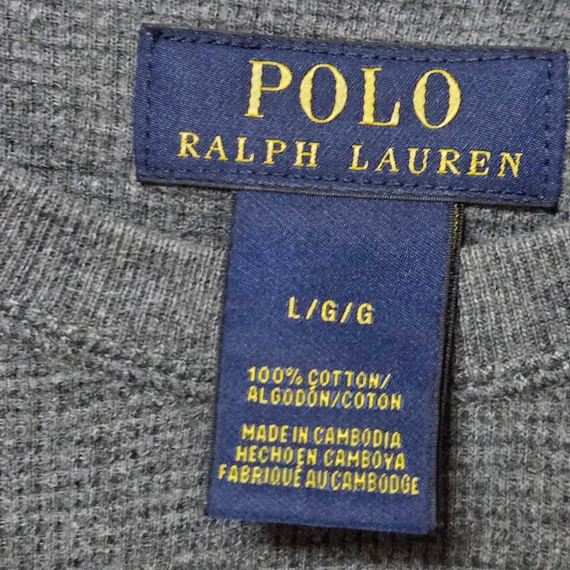 폴로랄프로렌 그레이 와플니트 / 남성 니트 / 남자 니트  상품이미지3