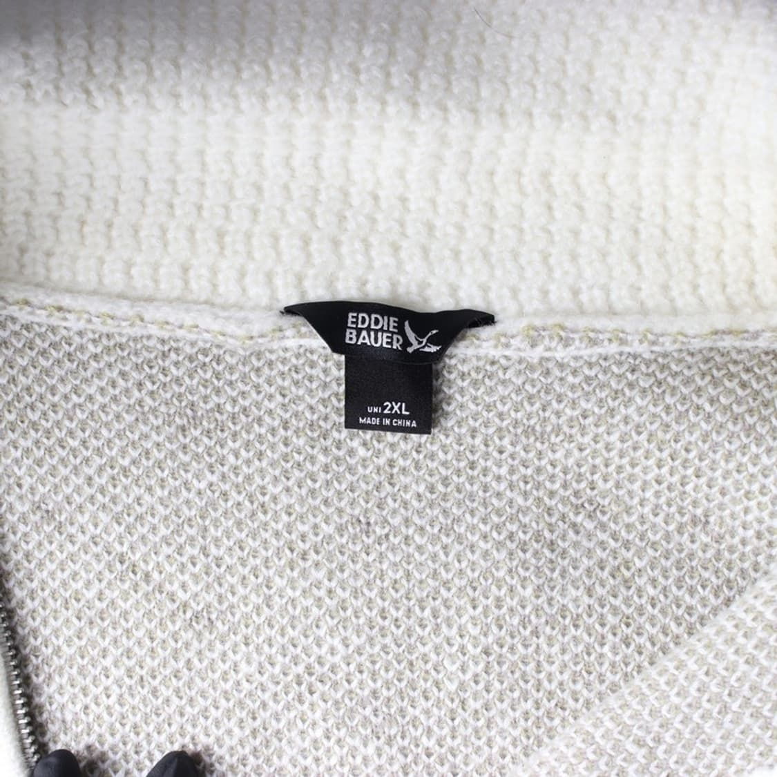 에디바우어 구스 그래픽 자카드 니트 집업 2XL 상품이미지5