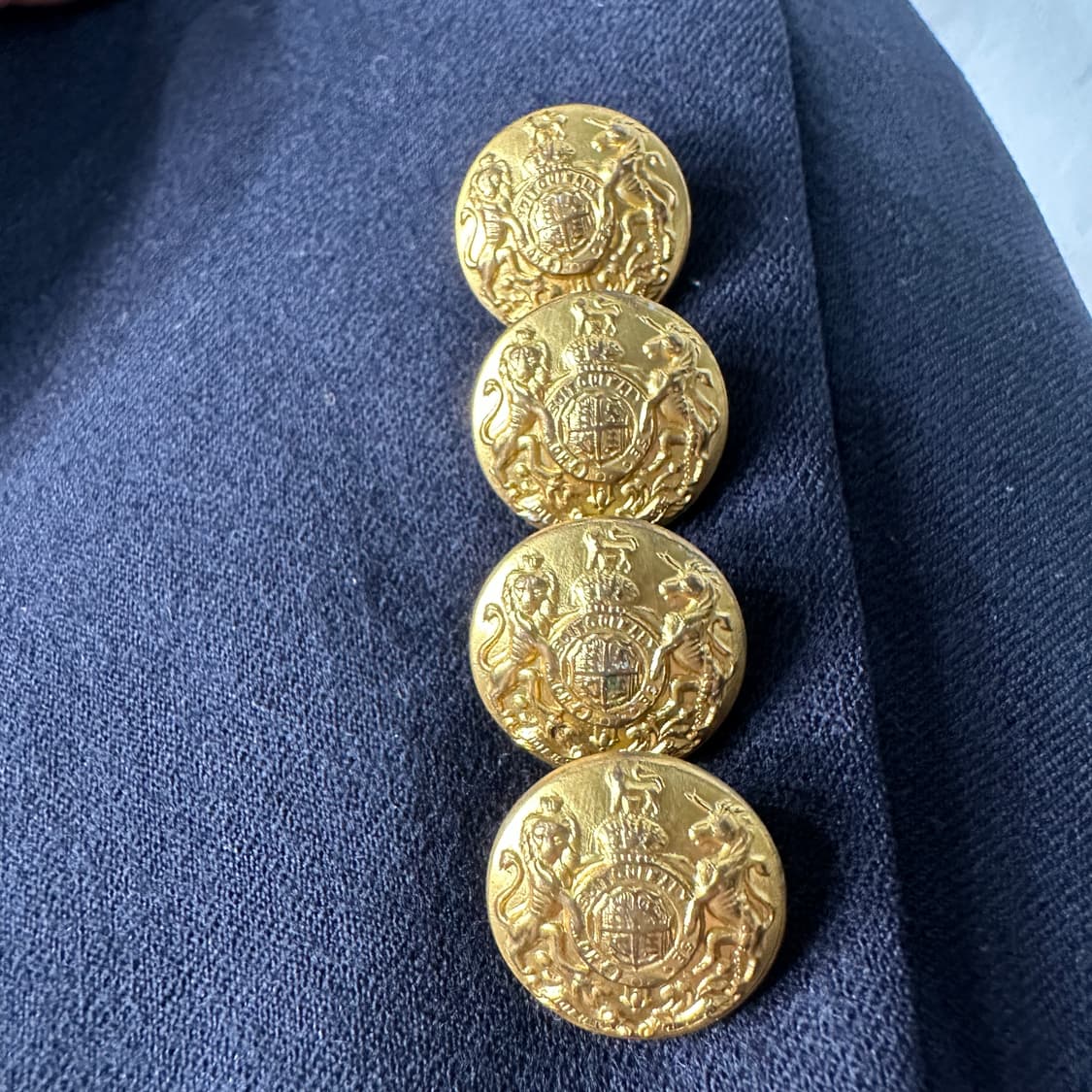 폴로랄프로렌 금장 울자켓 여성XS 상품이미지4