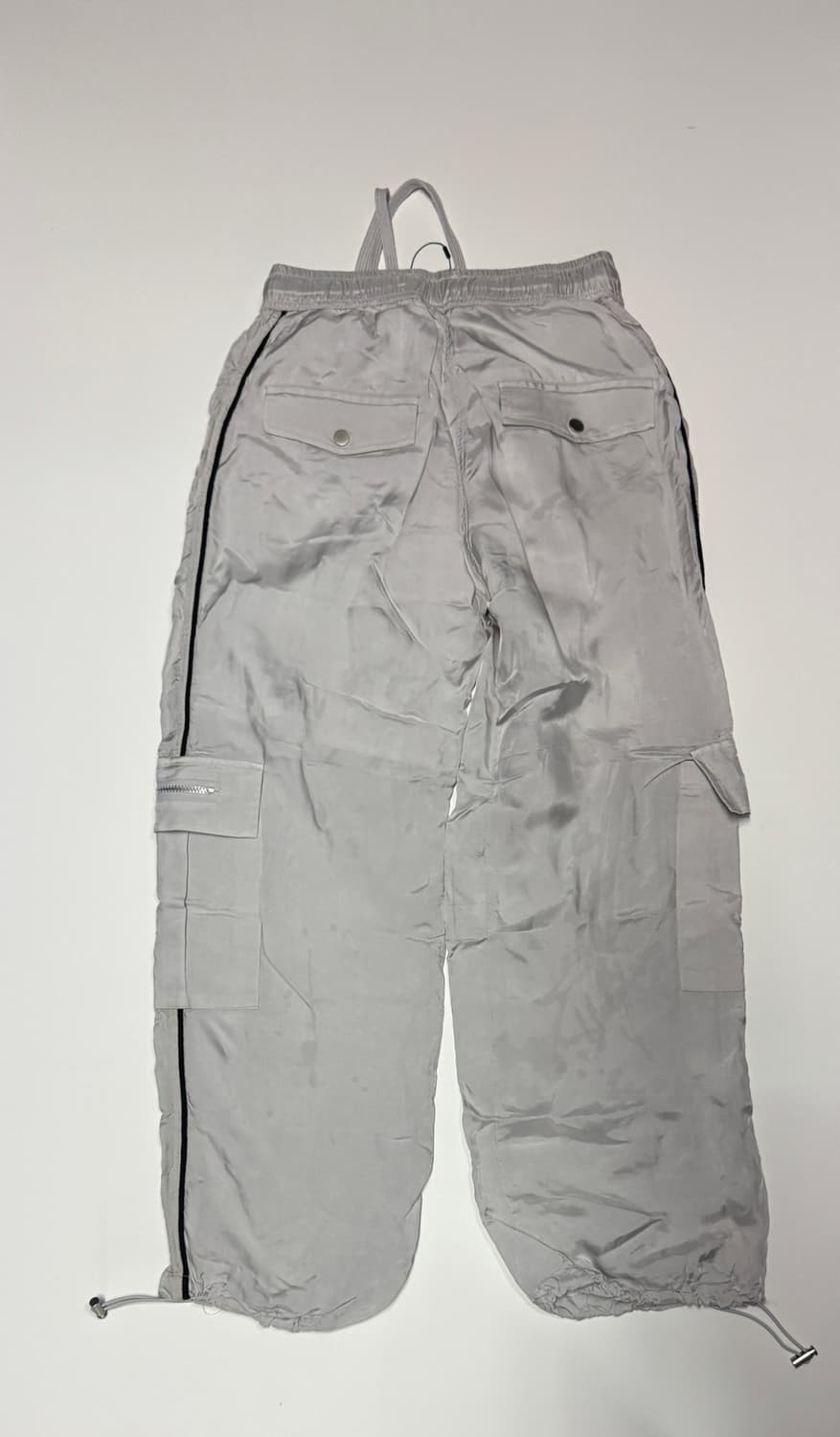 희귀!! 여성 헬더 Helder 실버 스트링 카고 트랙팬츠 상품이미지2