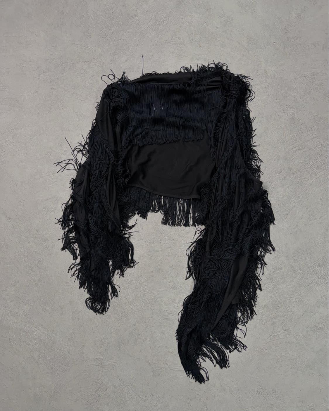 Ann Demeulemeester 08 FW Fringe Shawl 상품이미지1