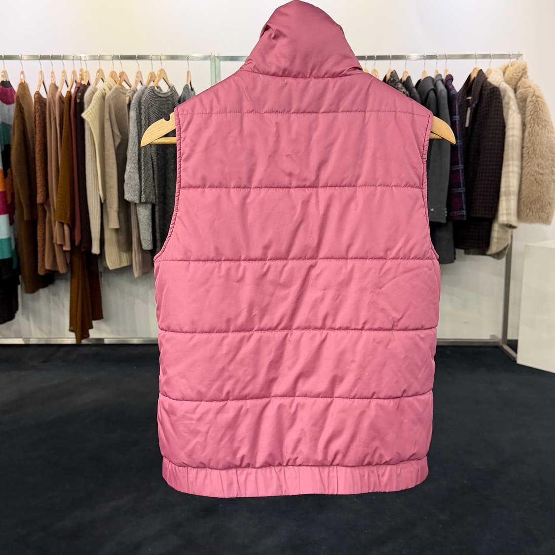 [38] 라코스테 패딩조끼 핑크 상품이미지2