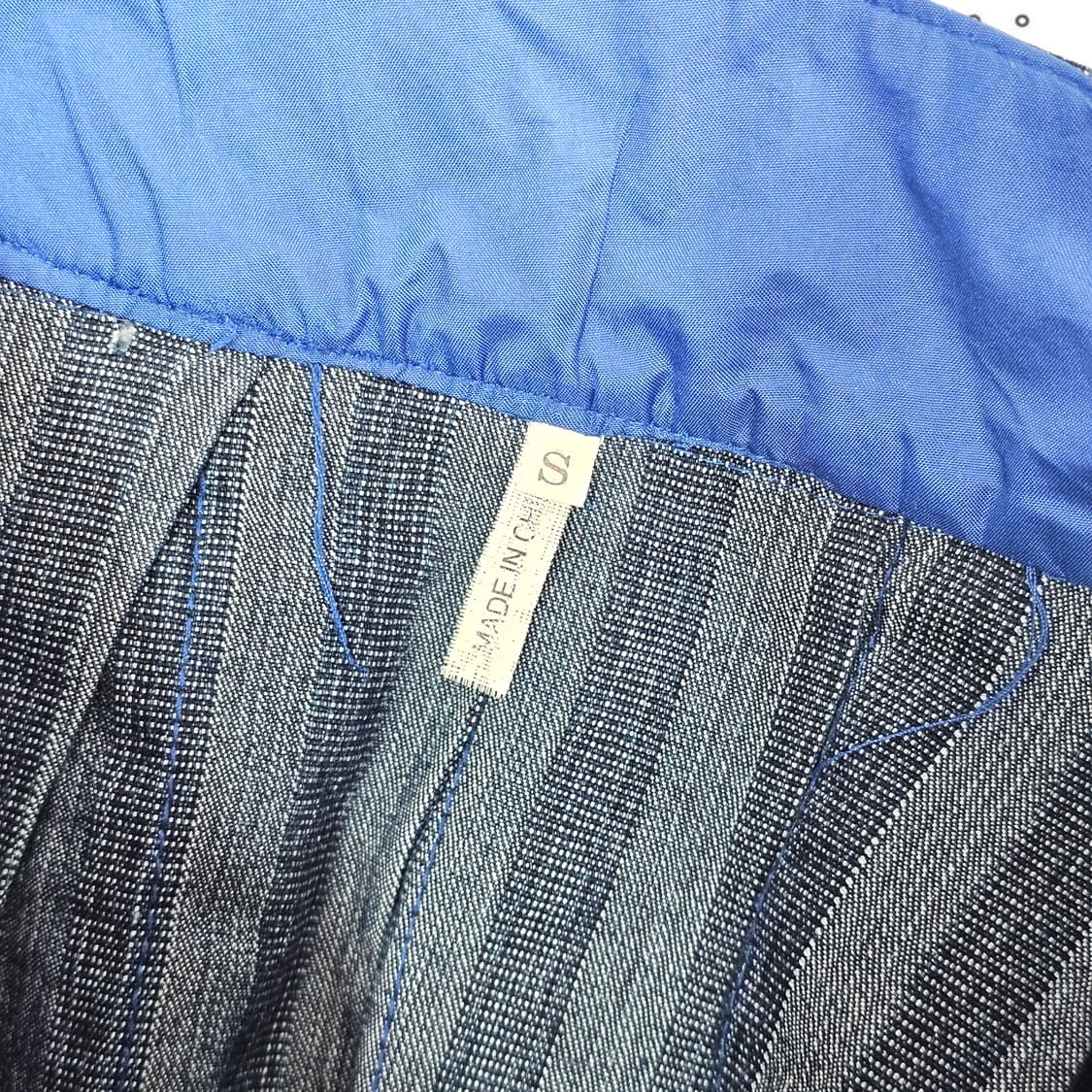 S VTG 빈티지 데님 플리츠 스커트 상품이미지6