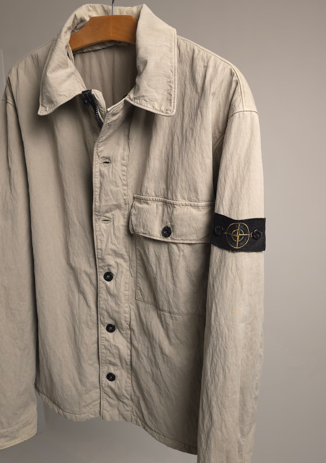 스톤아일랜드 정품 와펜 바람막이 자켓 간절기 봄 점퍼 100 105 상품이미지5