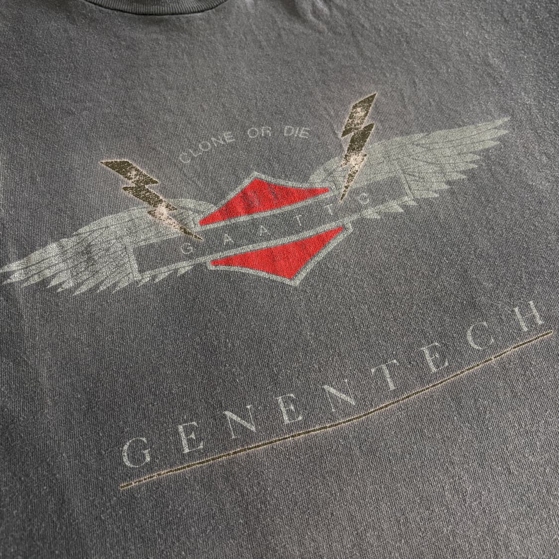 80s 빈티지 GENENTCH 프로모 티셔츠 상품이미지5