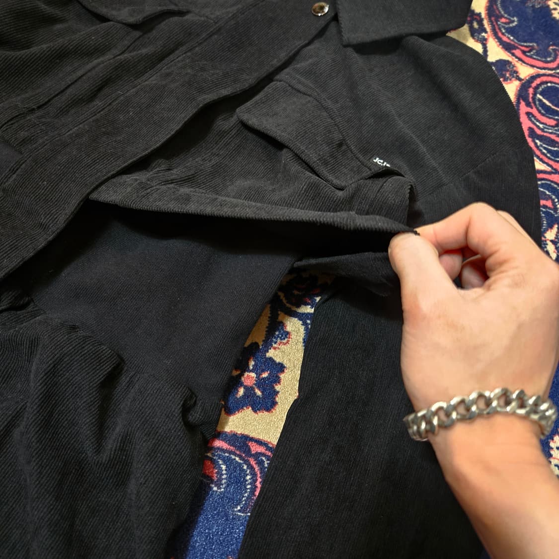 쥬시쥬디 24ss 코듀로이 셔츠형 맥시 원피스 상품이미지4