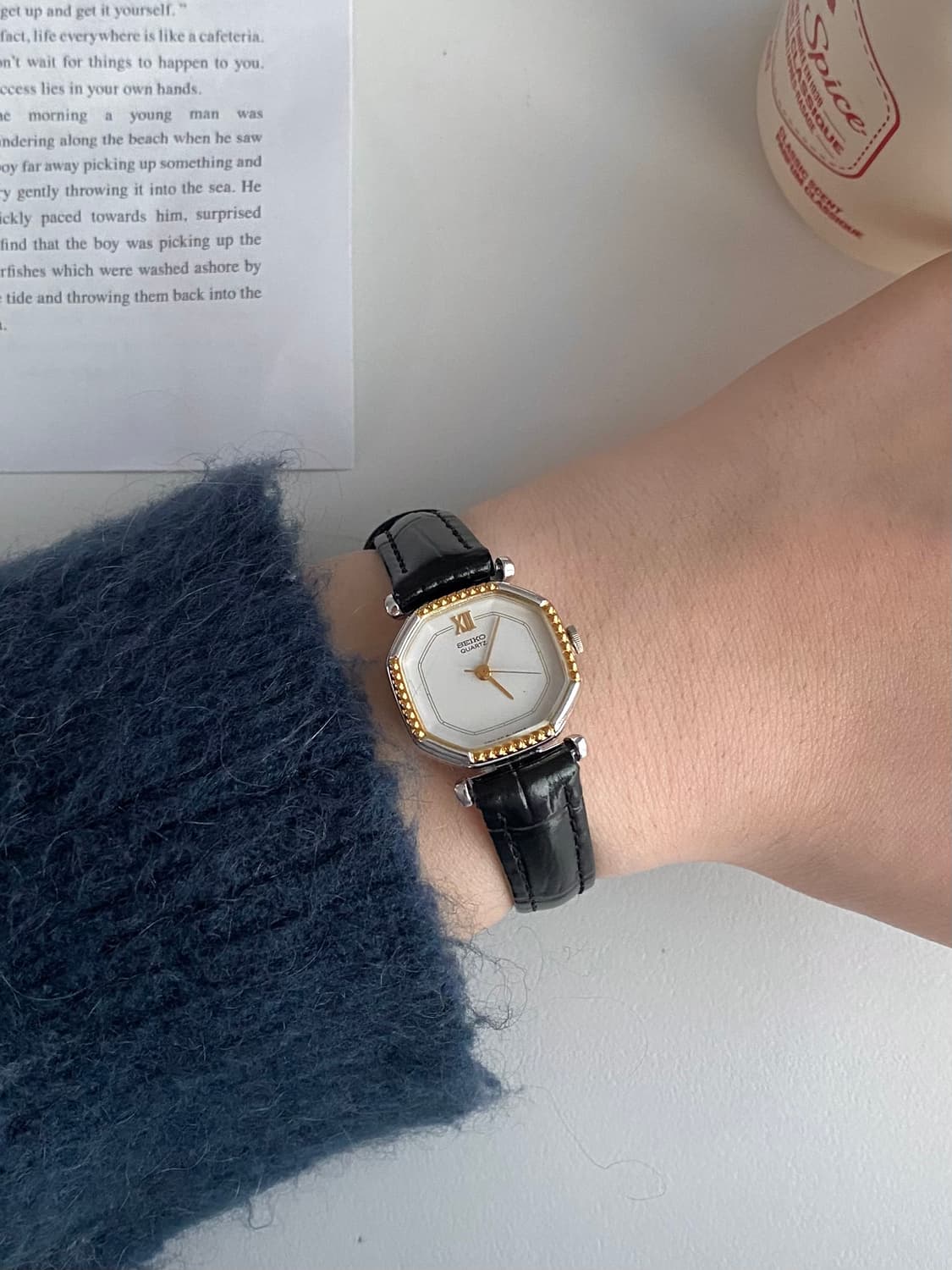 Seiko 세이코 옥타곤 베젤 쿼츠 레이디스 상품이미지5