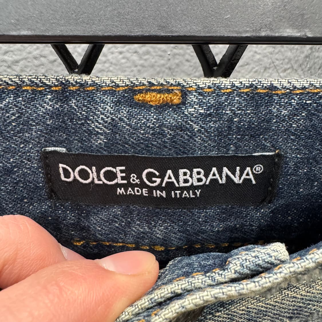 00s 돌체앤가바나 디스트로이드 데님 팬츠 워싱 중청 상품이미지6