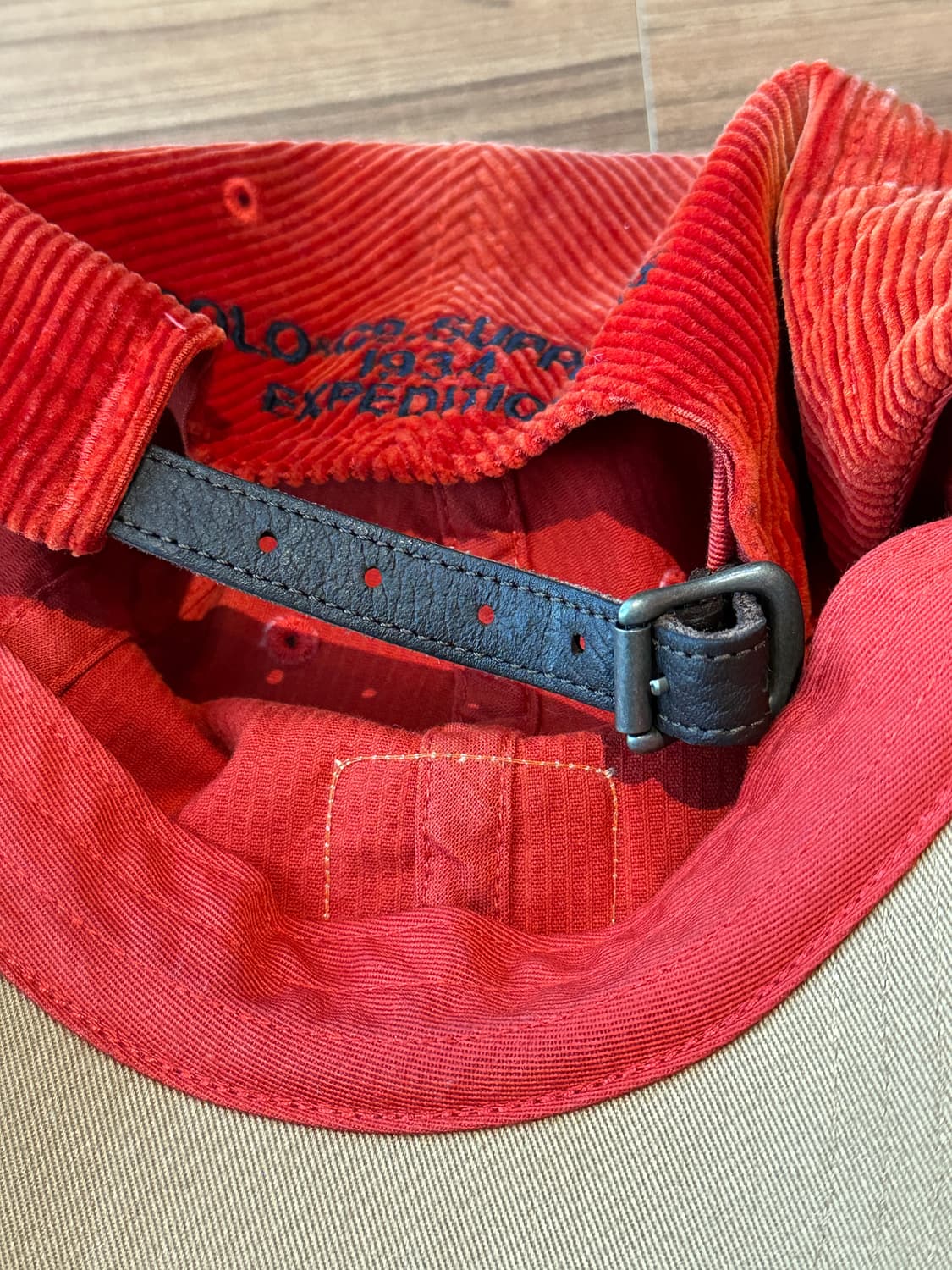 폴로컨트리 90s 코듀로이 오렌지 볼캡 상품이미지8