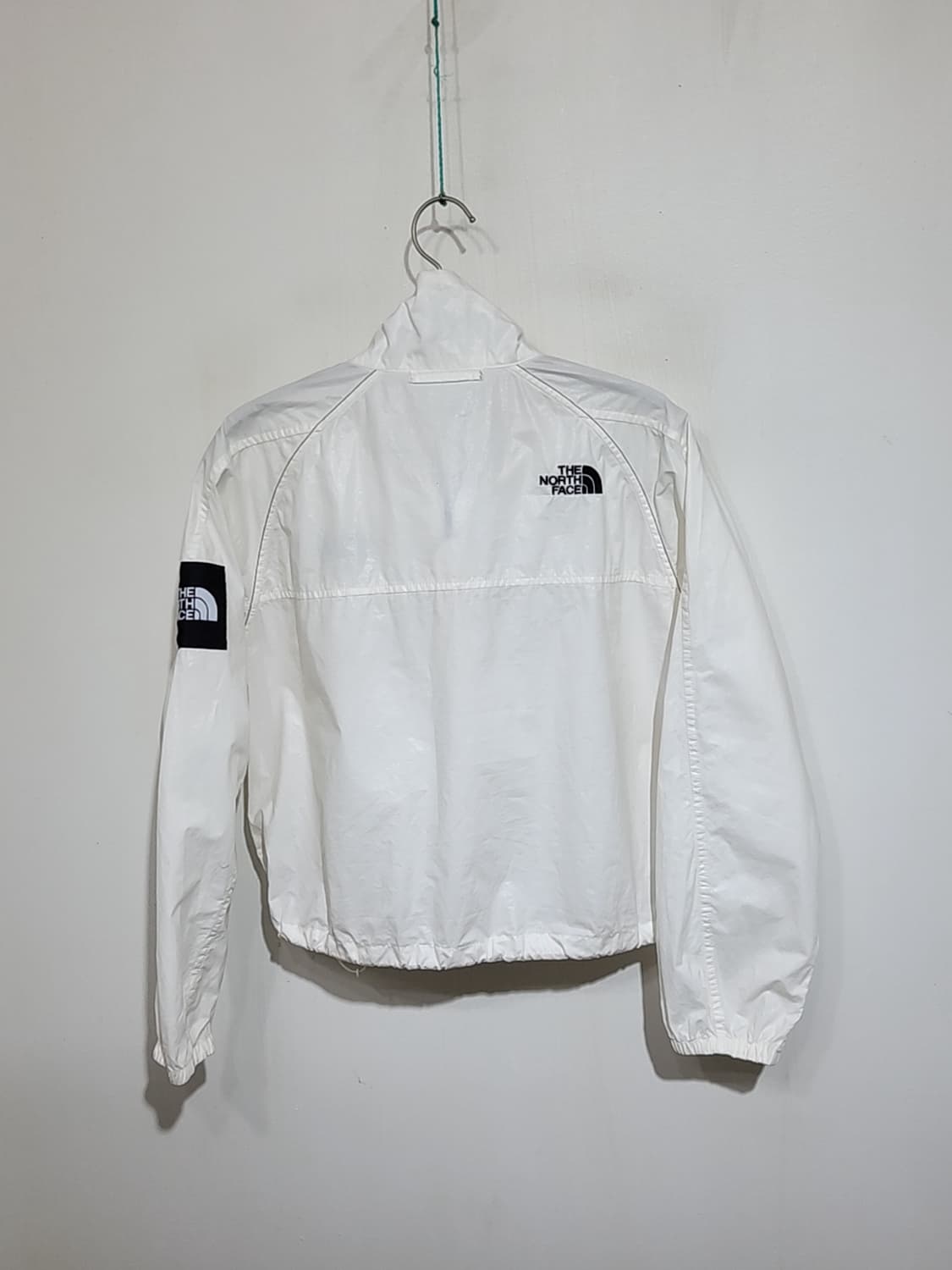 (M) 노스페이스 크롭자켓 화이트 바람막이 점퍼  상품이미지7