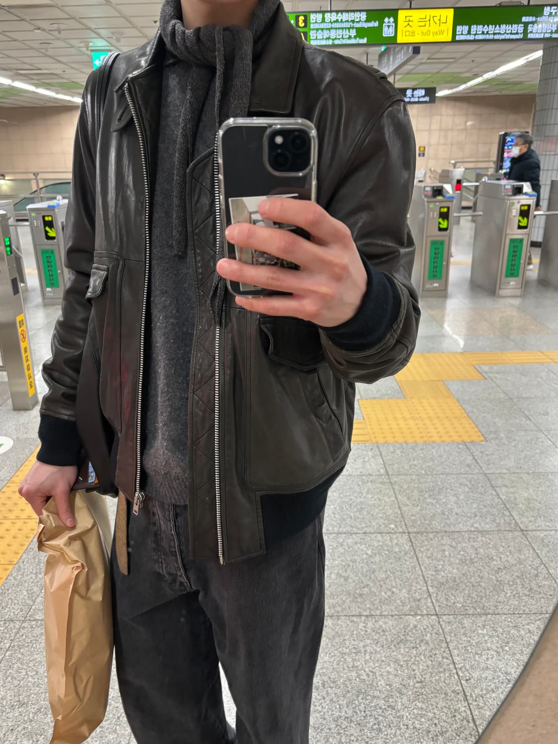 old gap lambskin jacket 상품이미지1