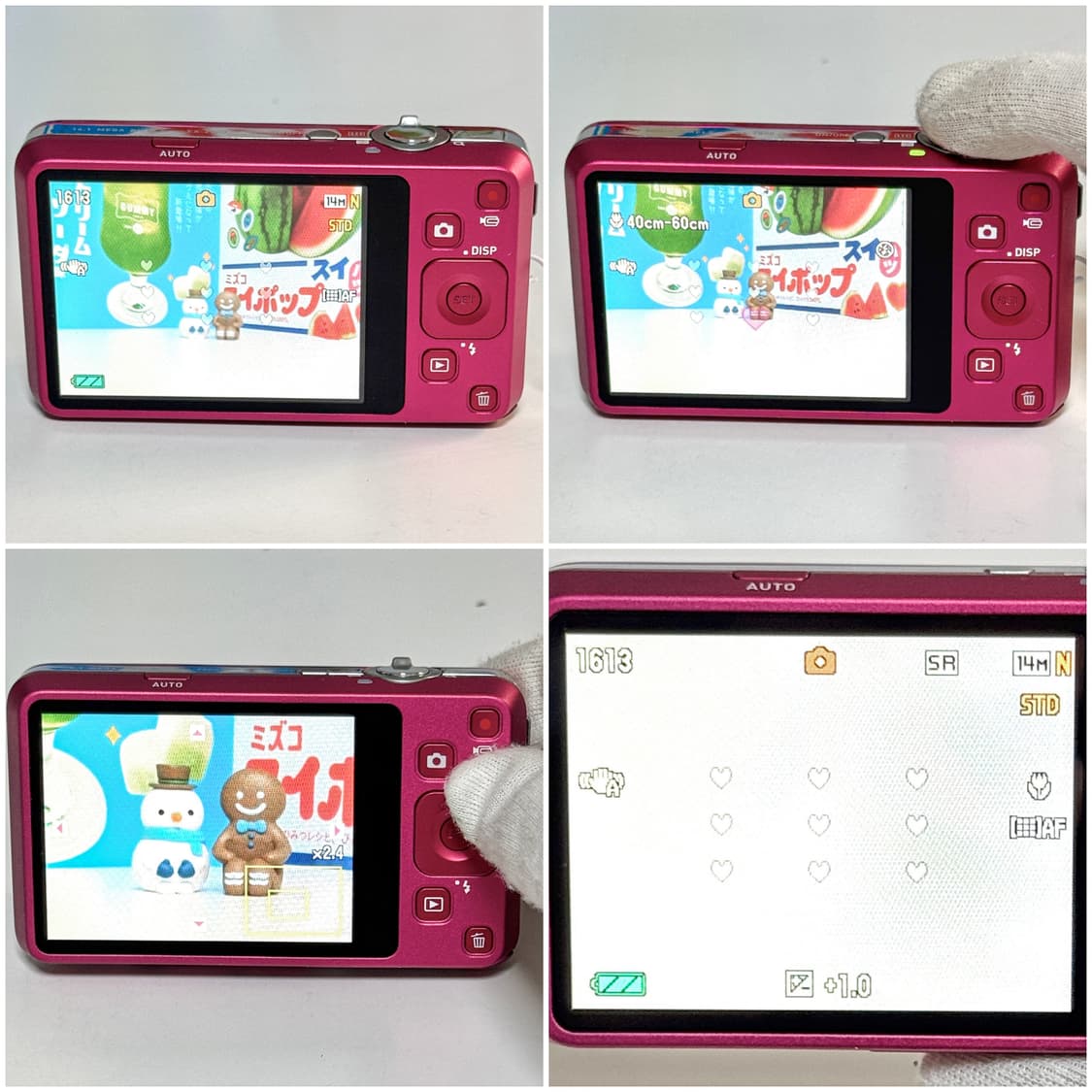 카시오 엑슬림 Z800 체리핑크 빈티지디카 상품이미지4