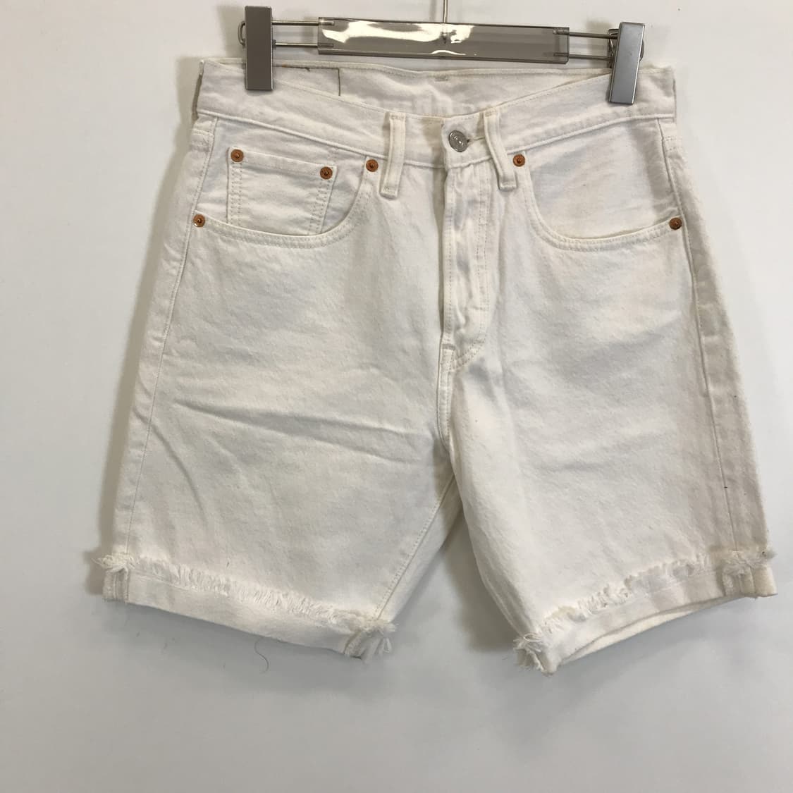 리바이스 501 CT cutoff 하프팬츠 화이트[28] 상품이미지1