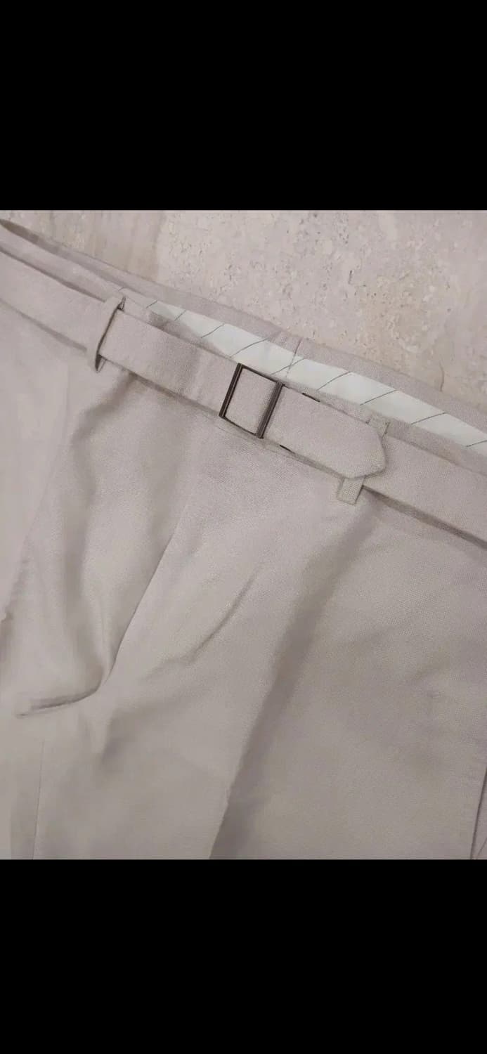 YSL rive gauche COTTON CANVAS WIDE PANTS 상품이미지4