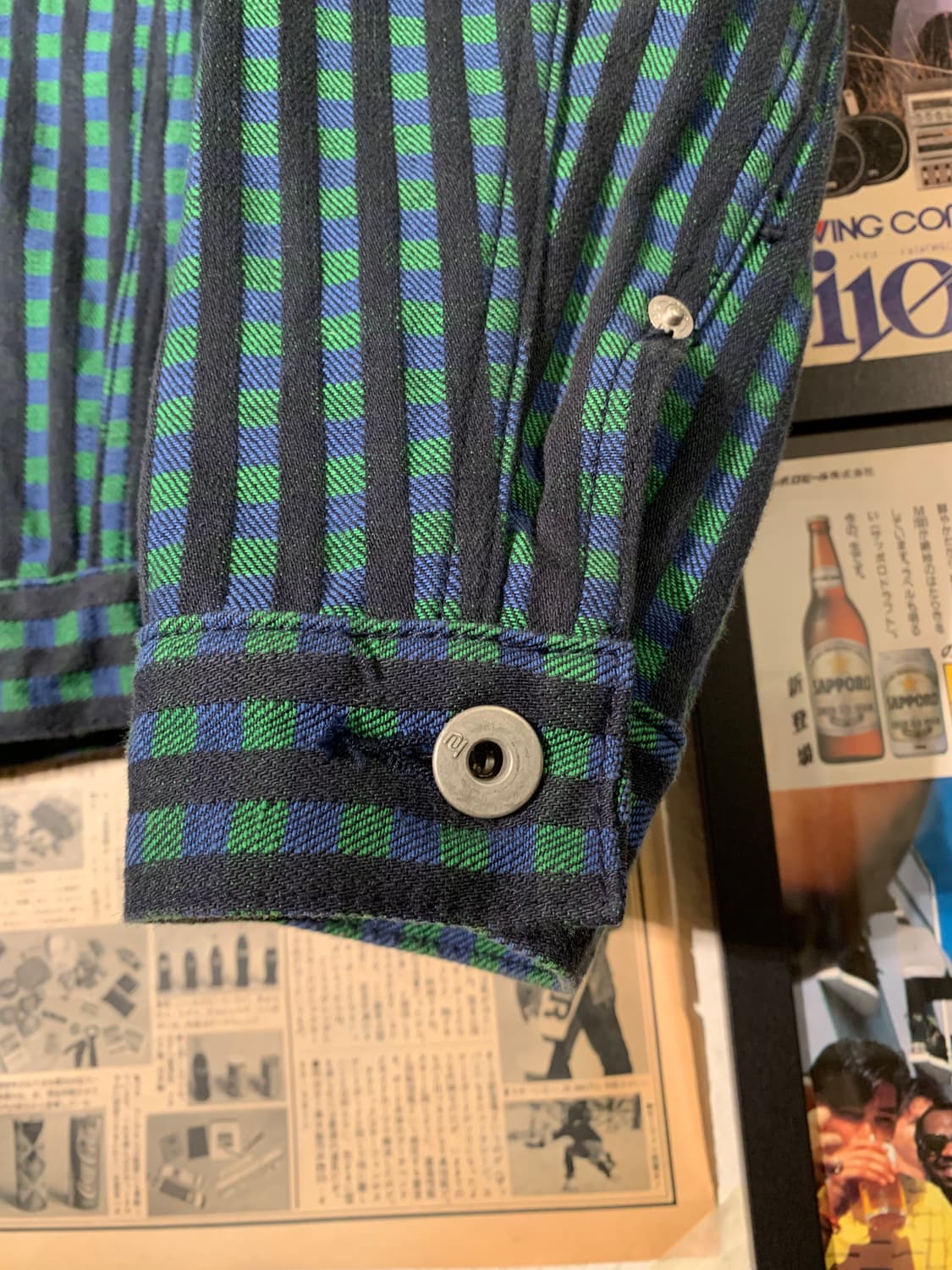 네이버후드 2002년도 체크패턴 자켓 상품이미지4