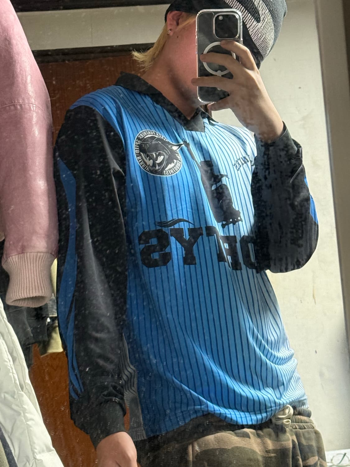 플레져스 (24FW) DREAM GOALIE JERSEY BLUE 상품이미지1