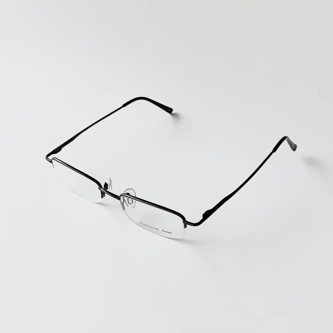 887 딥브라운 데드스탁 빈티지안경 반무테 초경량 미니멀 클래식 픽키 상품이미지3