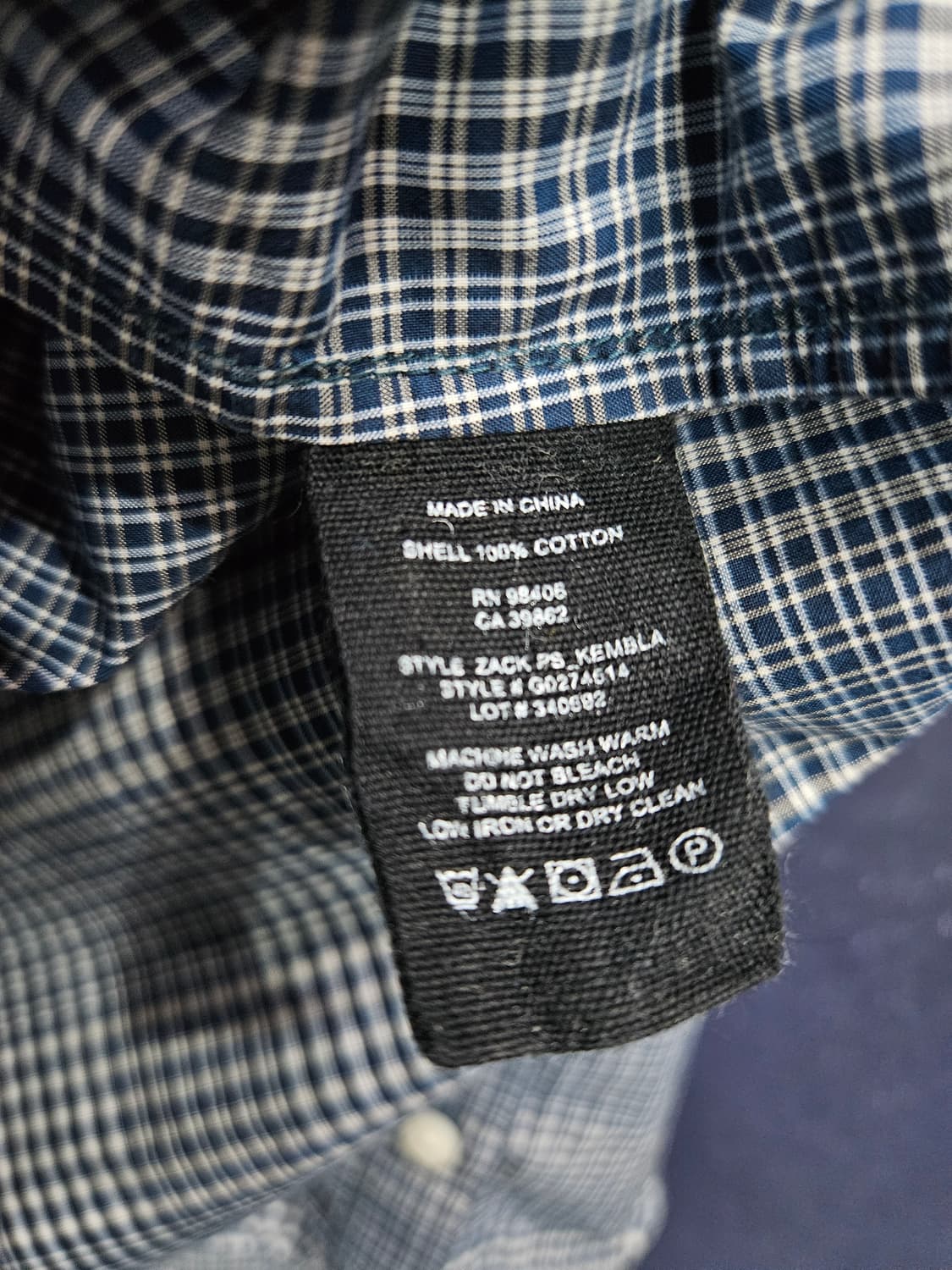 띠어리 스트라이프 체크 남성 슬림핏 100 긴팔셔츠  상품이미지8