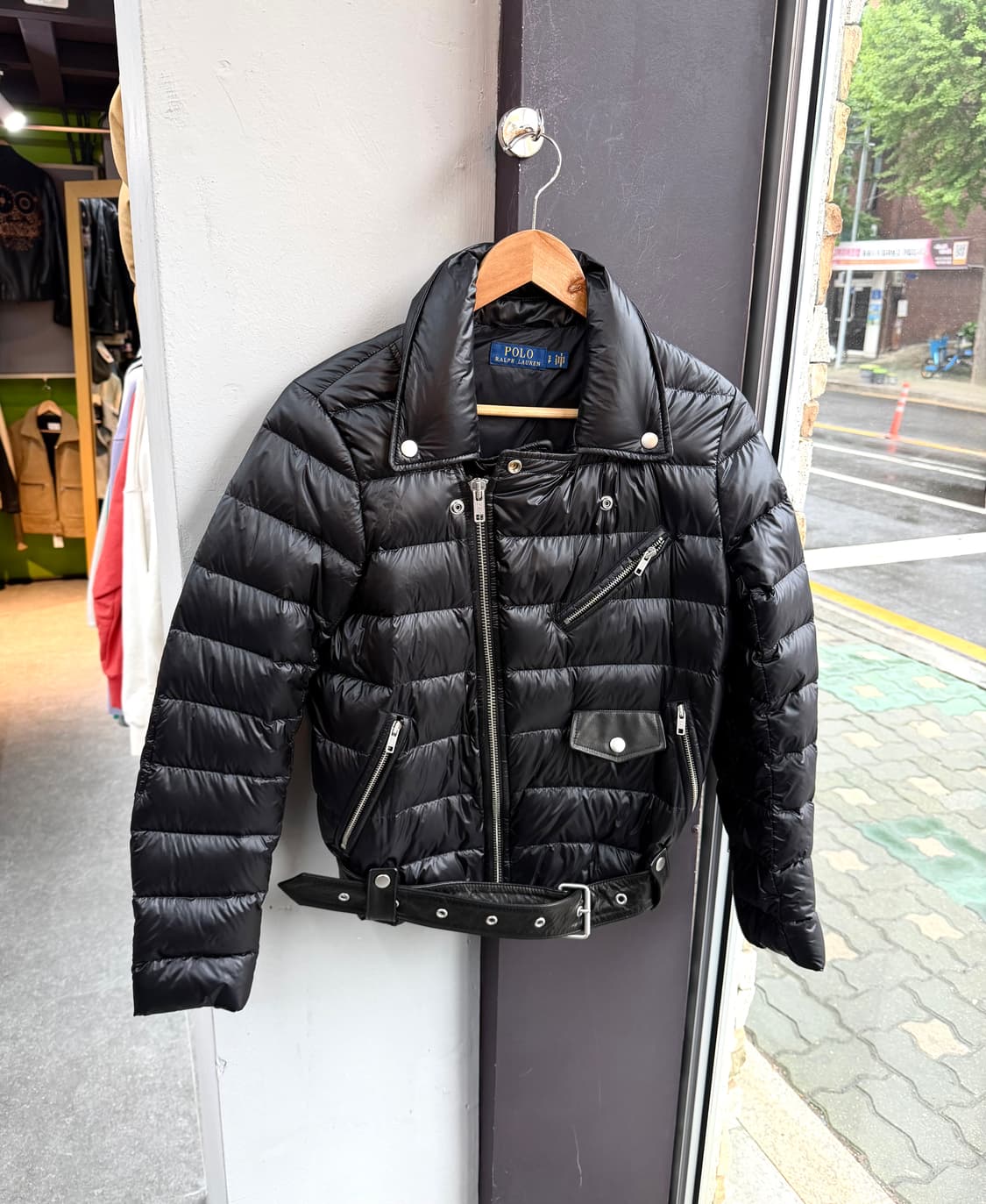 .S/ 폴로랄프로렌 벨티드 다운 바이커 패딩자켓 상품이미지3