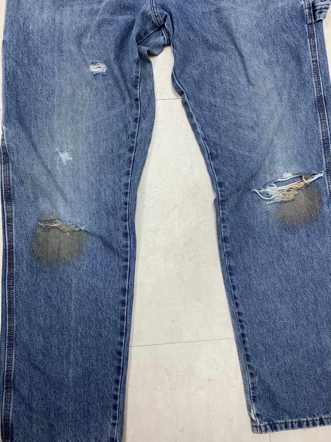 랭글러 연청 디스트로이드 더티워싱 카펜터 팬츠#730 상품이미지3