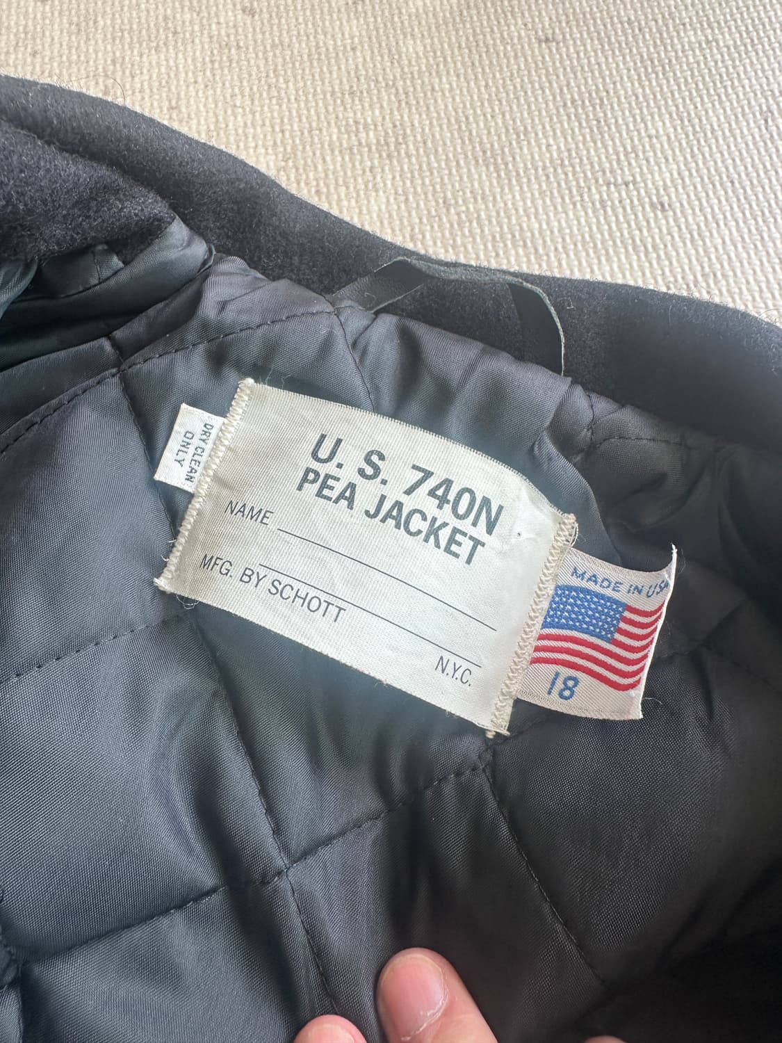 Schott 740N 18사이즈 상품이미지2