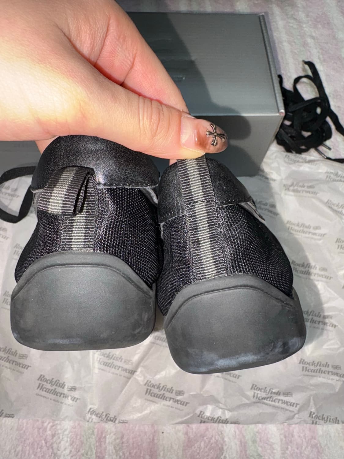 락피쉬웨더웨어 블리스 레이스업 스니커즈 블랙 245 상품이미지4