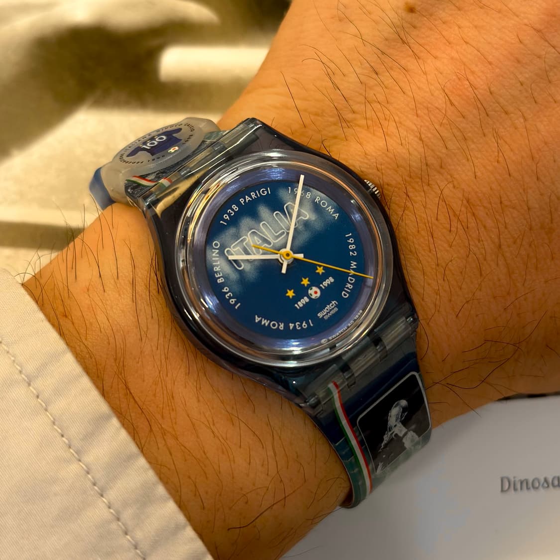 98년판) 빈티지 스와치 이탈리아 축구 100주년 기념판 상품이미지1