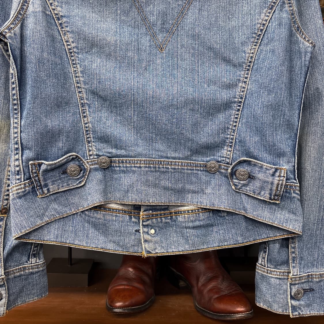 리바이스 블랭크탭 웨스턴 요크컷 데님셔츠 자켓 N1059 상품이미지7