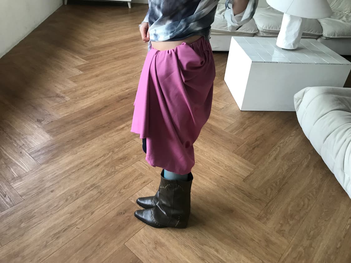 vintage pink skirt 상품이미지2