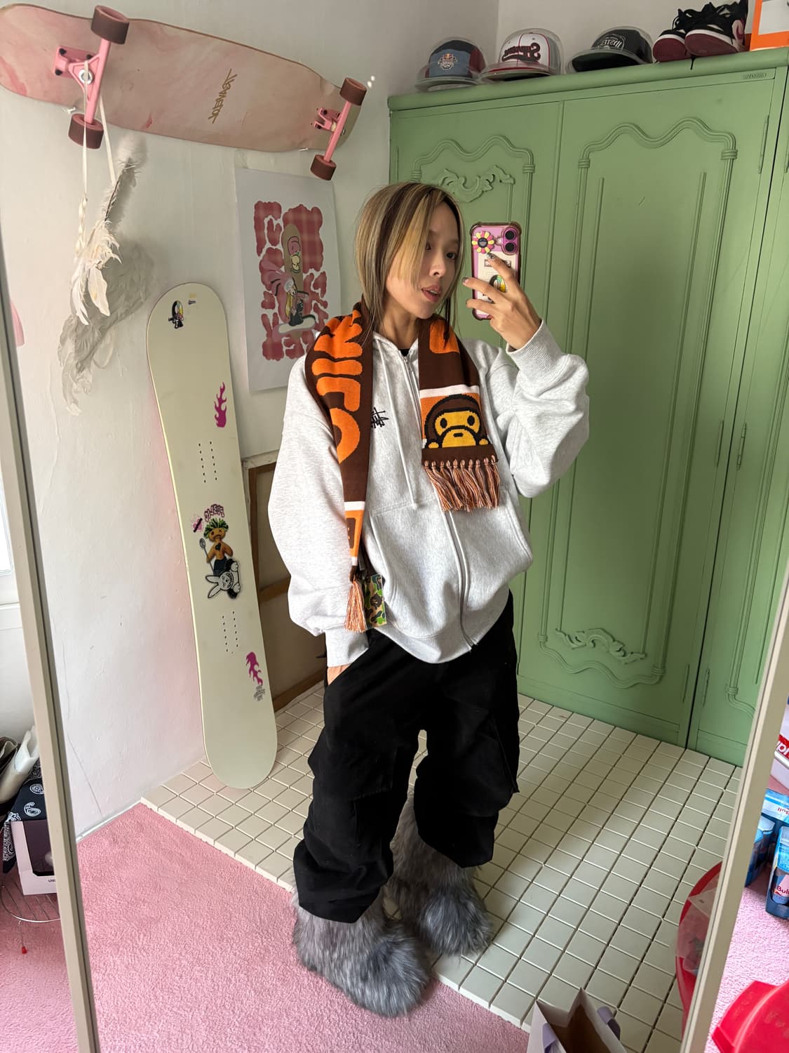 베이프 마일로 머플러 상품이미지6