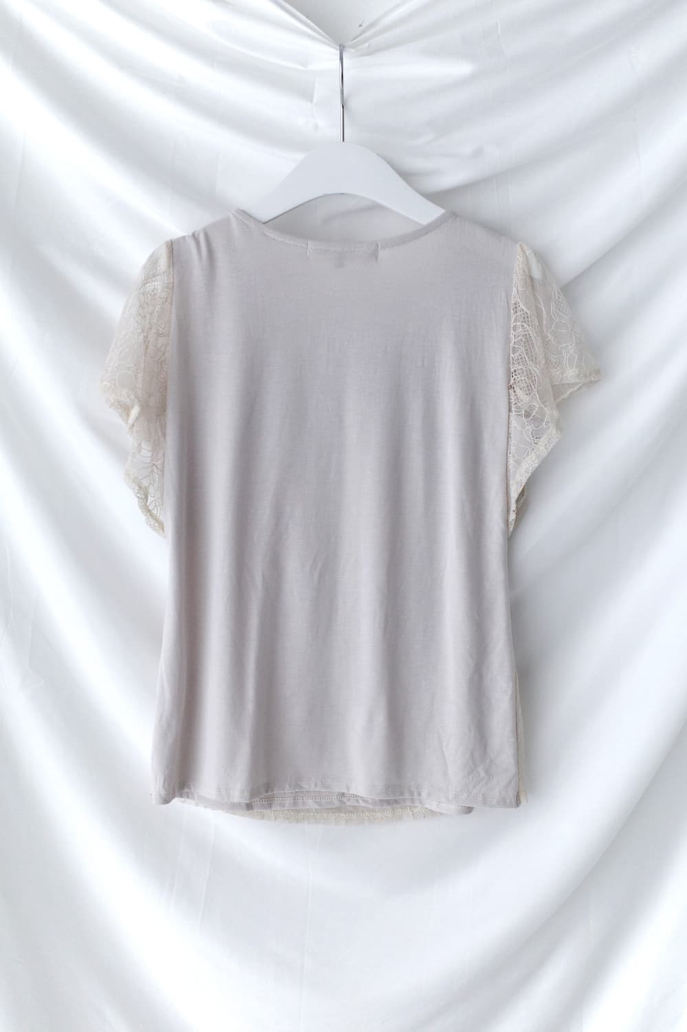 lace draping half T  상품이미지3