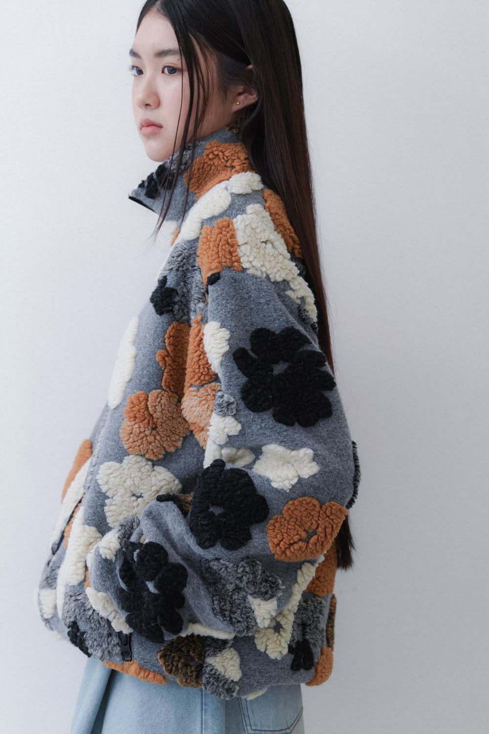 25 winter 에핑글러 플라워 플리스 상품이미지1