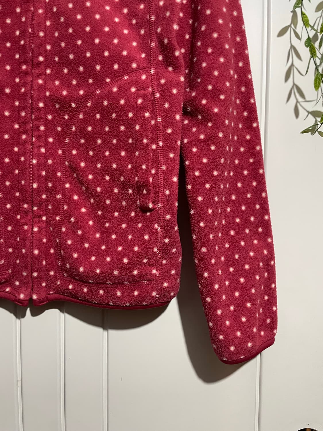 도트패턴 플리스 자켓 상품이미지3