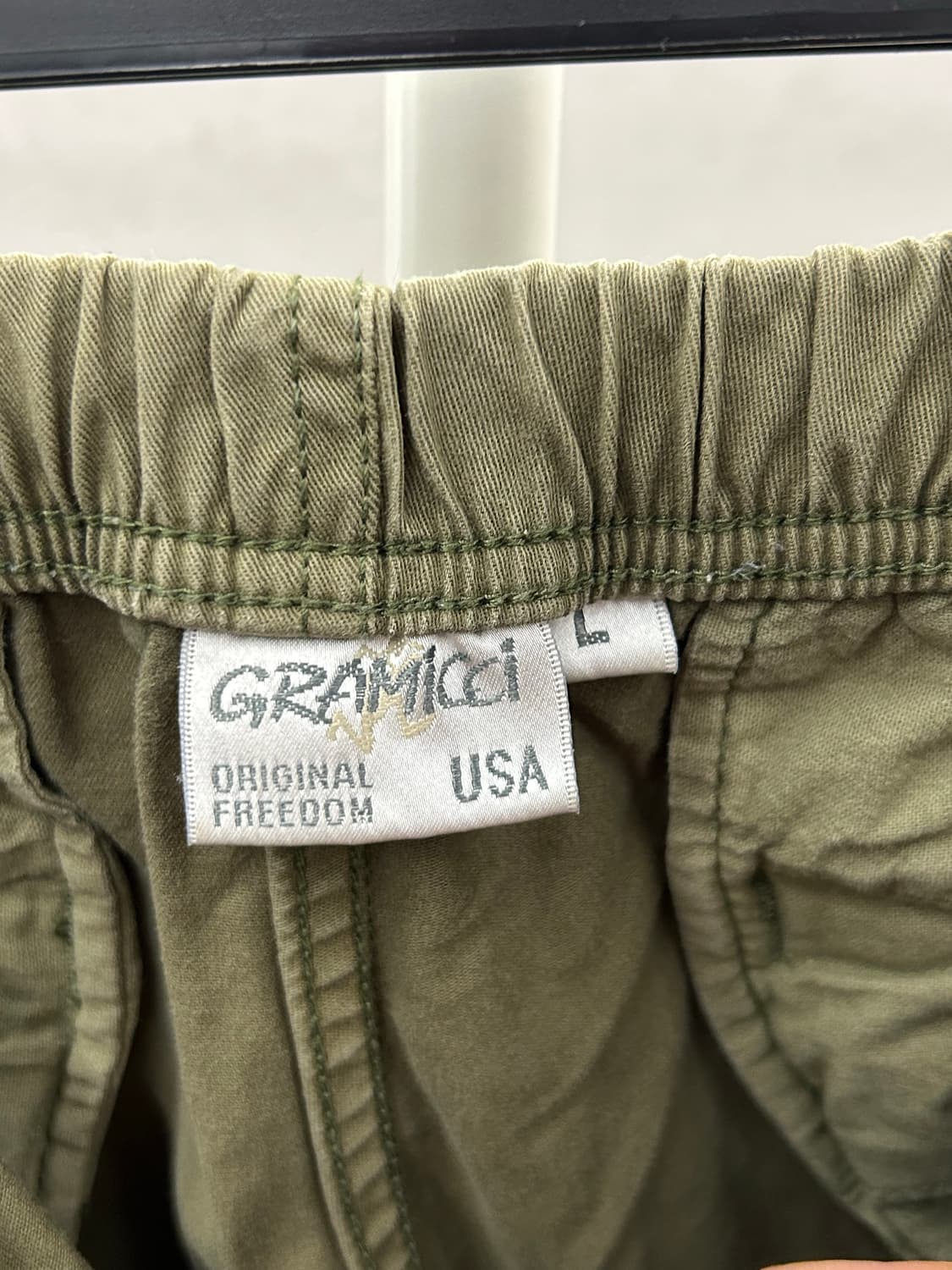 GRAMICCI 그라미치 벨트 면바지 카키 상품이미지7