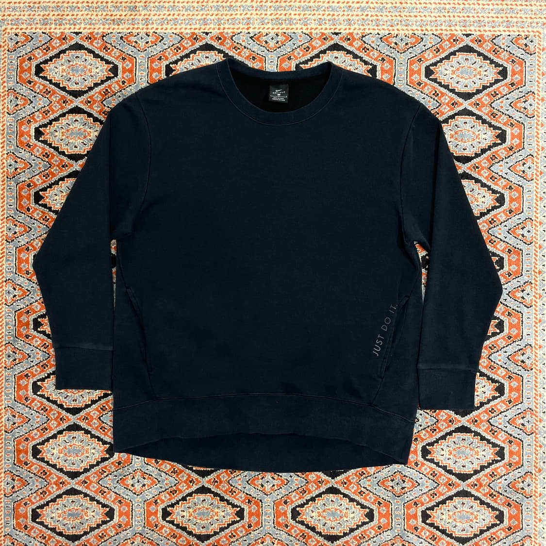 나이키 저스트두잇 블랙 맨투맨 티셔츠 여성L 상품이미지1