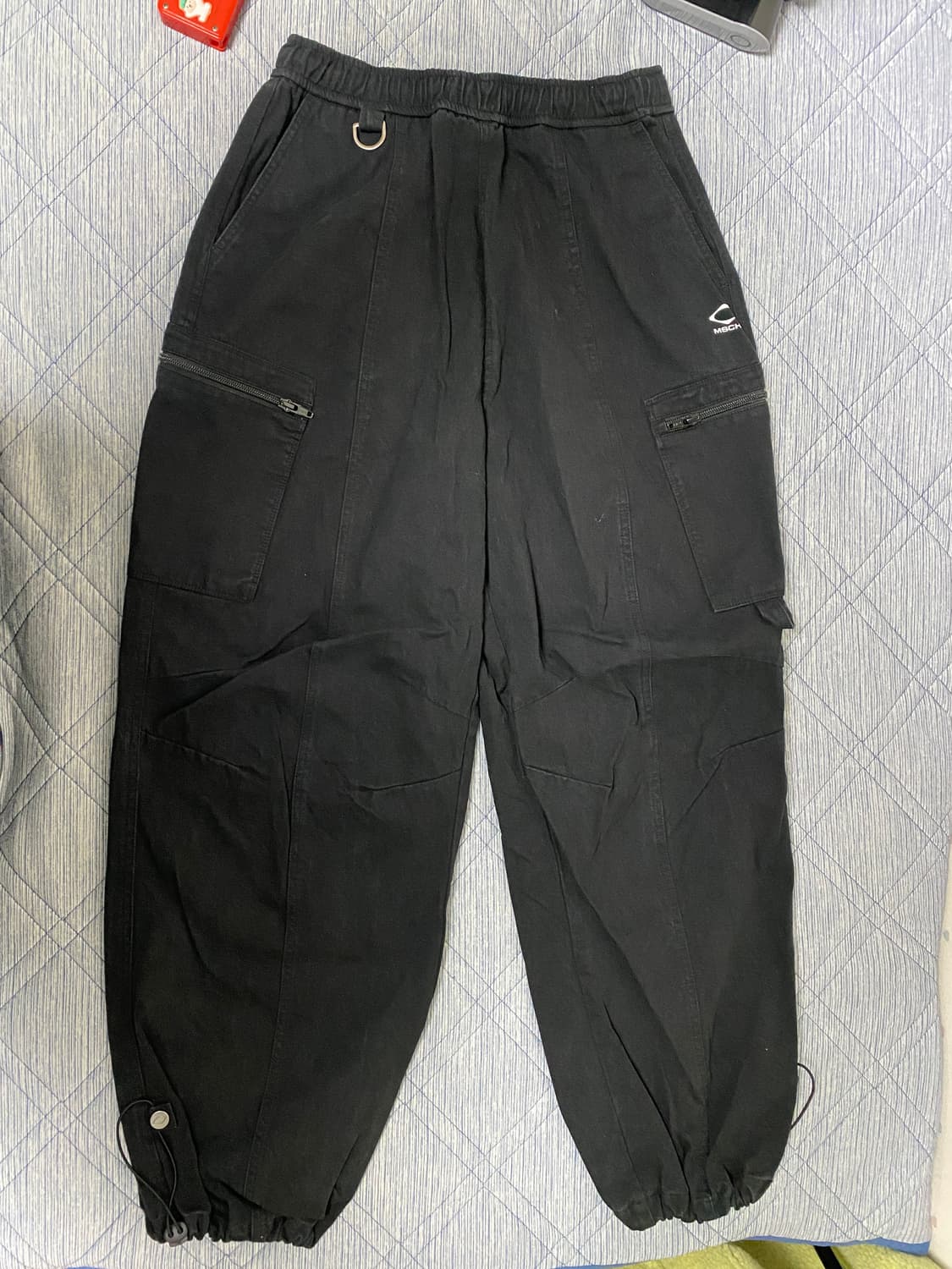 미스치프 배기 카고 팬츠 블랙 S 상품이미지1