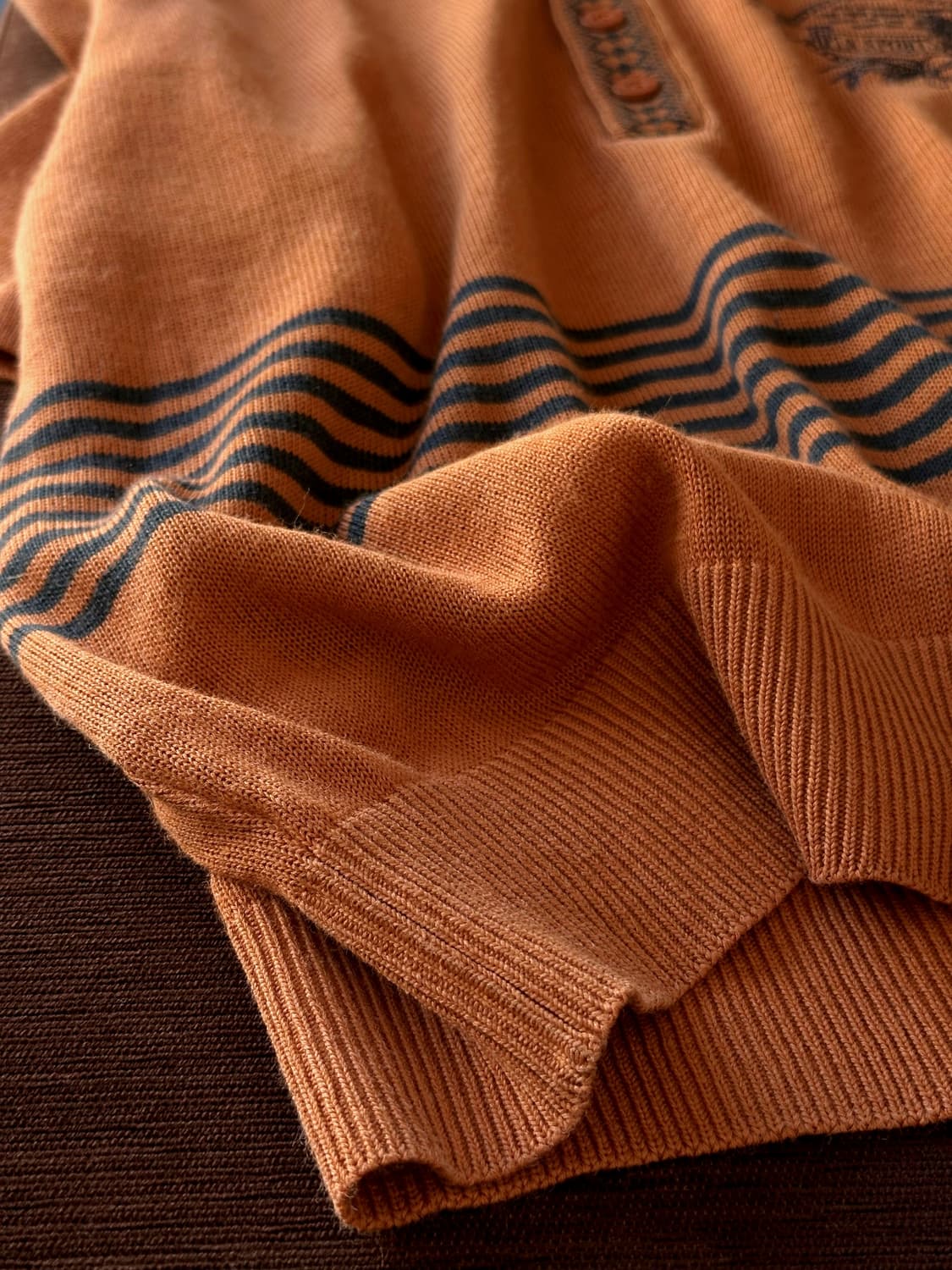 Light linen acrylic woven design knit 상품이미지8