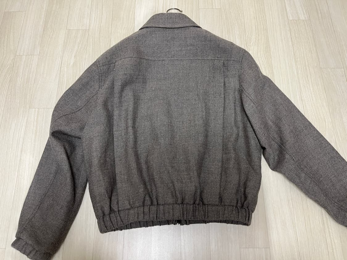 인사일런스 울 트윌 블루종 GREY BEIGE 그레이 베이지 상품이미지4