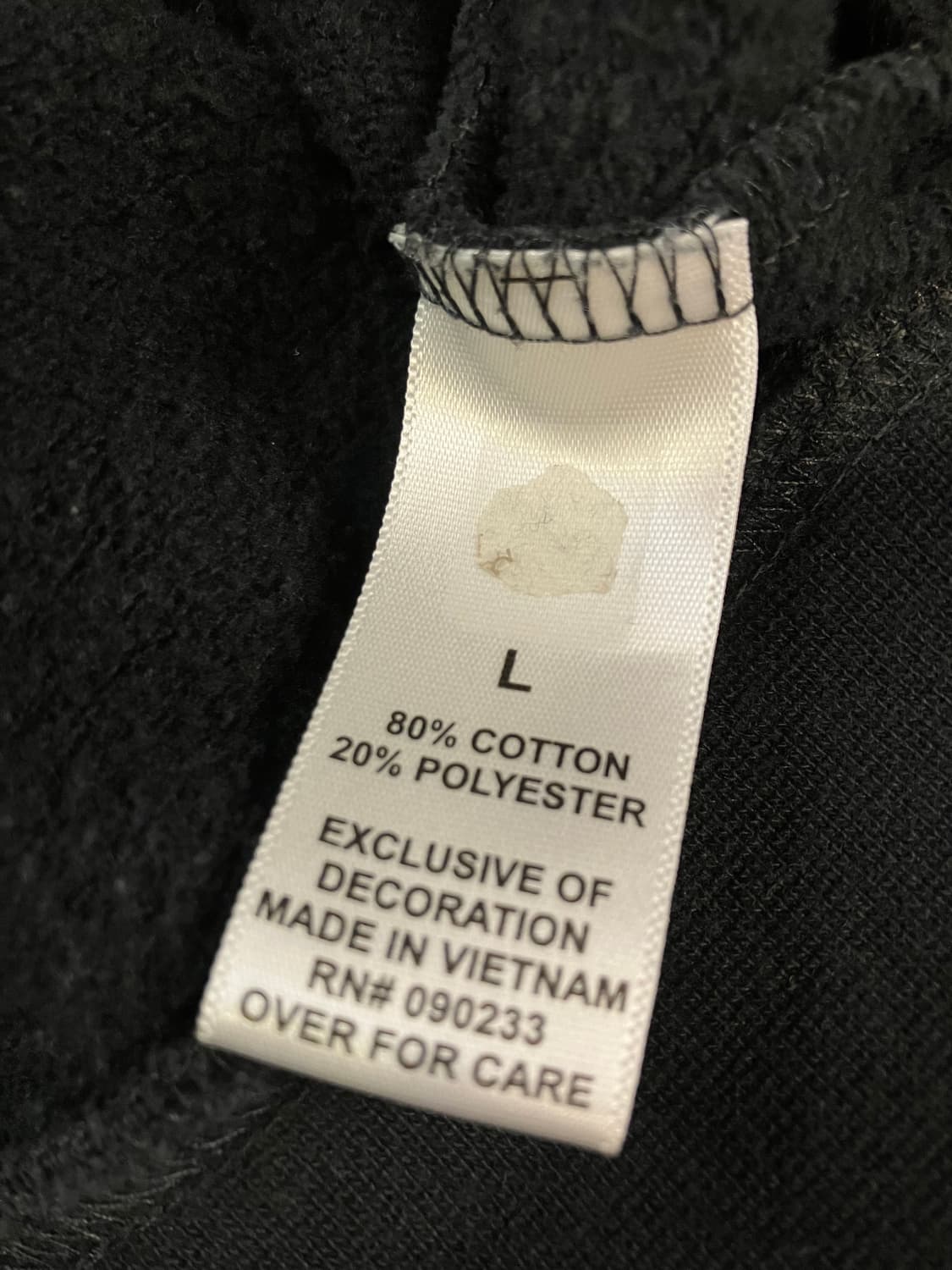 피어오브갓 이센셜 맨투맨 블랙 L   #csz1893 상품이미지6