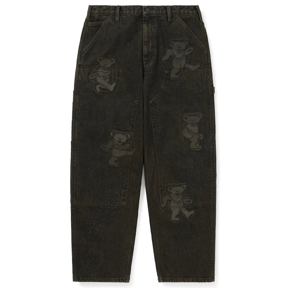 [M] 디스이즈네버댓 그레이트풀 데드 패치 데님 팬츠 상품이미지1